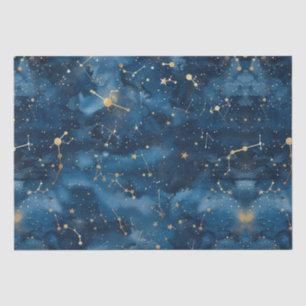 Celestial Constellation - Starry Night (7) Seidenpapier