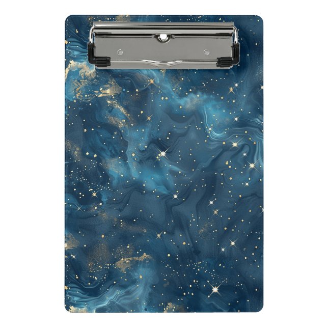 Celestial Constellation - Starry Night (8) Mini Klemmbrett (Vorderseite)