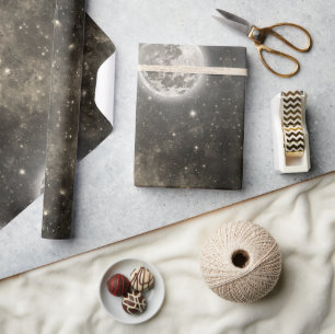 Celestial Cosmic Galaxy Muster Geschenkpapier