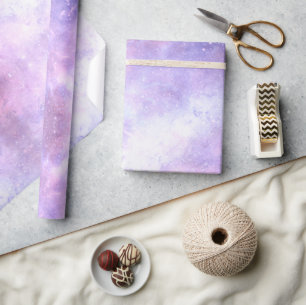 Celestial Cosmic Galaxy Muster Geschenkpapier