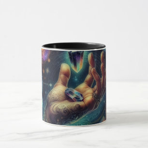Celestial Crystal in der Palm Galaxy Spacy Tasse