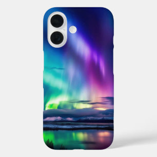 Celestial Dance: Die Magie der Aurora Borealis iPhone 16 Hülle