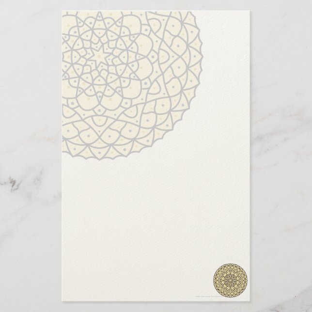 Celestial Day Stationery Briefpapier (Vorderseite)