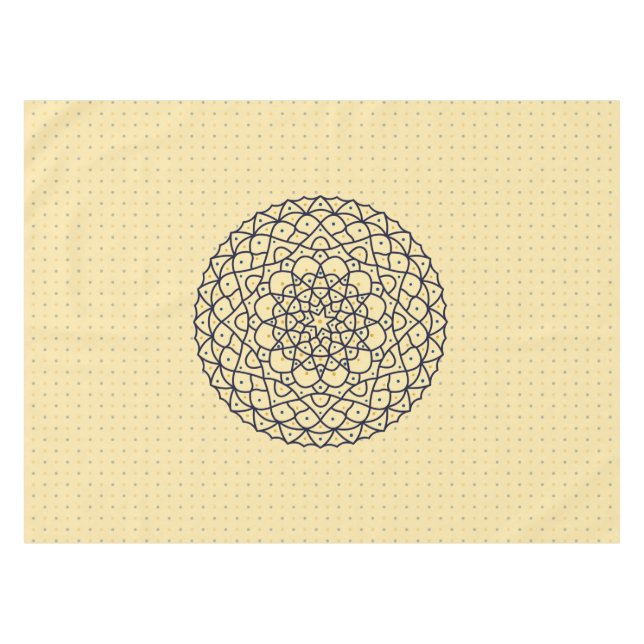 Celestial Day Tablecloth Tischdecke (Vorderseite (Horizontal))