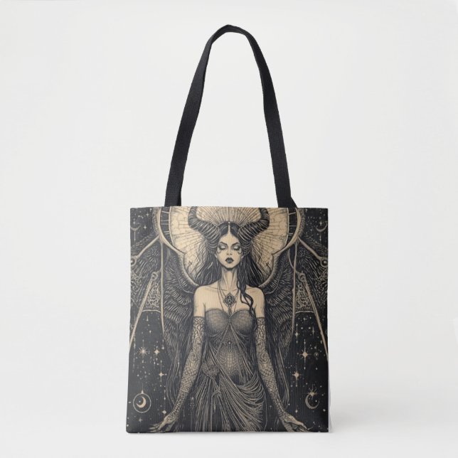 Celestial Demoness Gothic Tote Bag (Vorderseite)