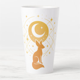 Celestial Desert Fox - Moon and Stars Cosmic Milchtasse