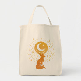 Celestial Desert Fox - Moon and Stars Cosmic Tragetasche