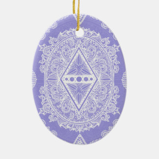 Celestial Diamond Mandala Keramikornament