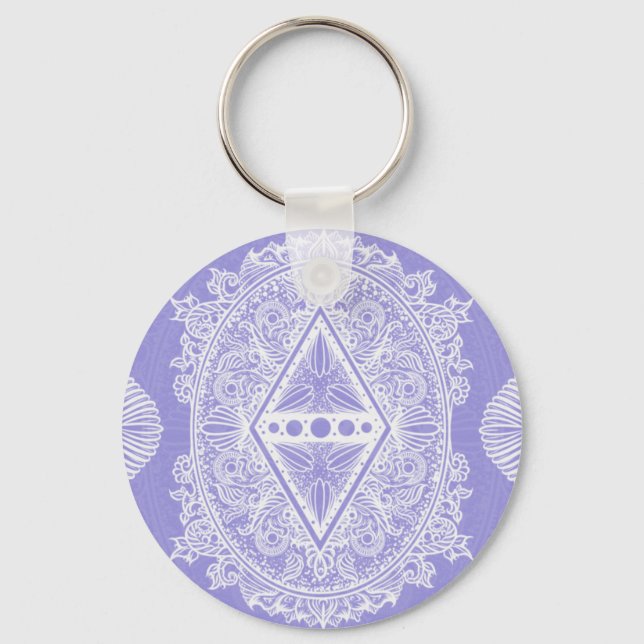 Celestial Diamond Mandala Schlüsselanhänger (Vorderseite)