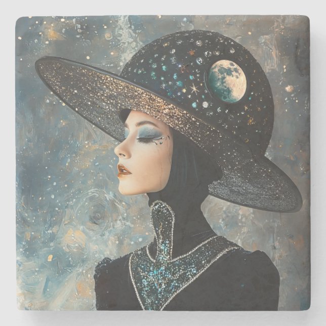 Celestial Diva Steinuntersetzer (Vorderseite)