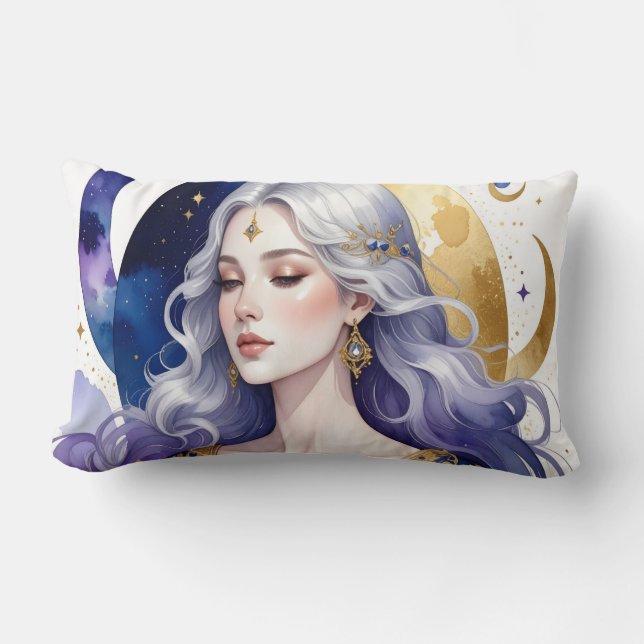  Celestial Divine Feminine Spiritual Coffee Cup   Lendenkissen (Vorderseite)