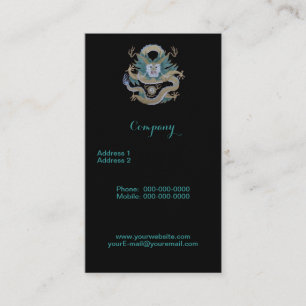Celestial Dragon Business Card Visitenkarte