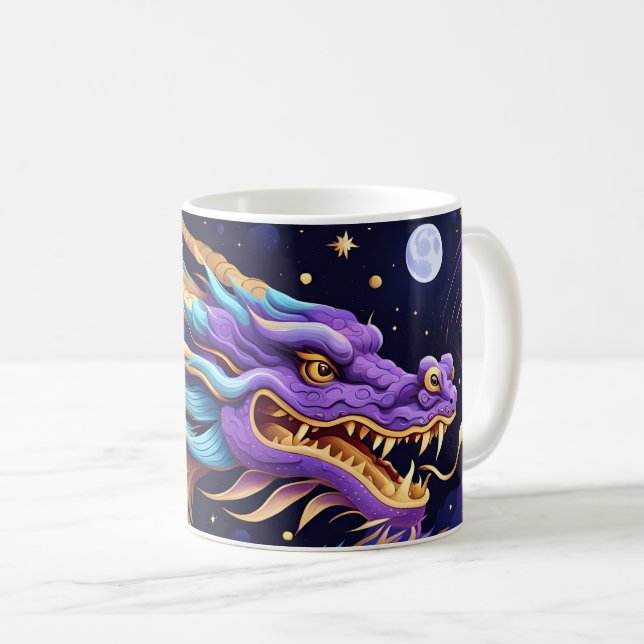 celestial dragon coffee mug kaffeetasse (VorderseiteRechts)