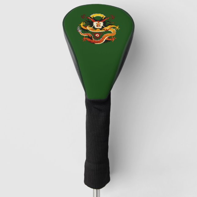 Celestial Dragon Golf Head Cover Headcover (Vorderseite)