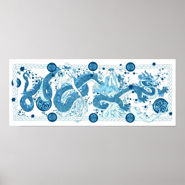 Celestial Dragon Tale Poster (Vorne)