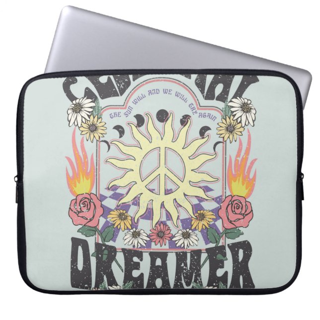 CELESTIAL DREAMER SUN ROSE TSHIRT Grafikdesign Laptopschutzhülle (Vorderseite)