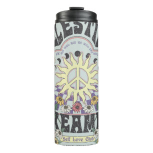 CELESTIAL DREAMER SUN ROSE TSHIRT Grafikdesign Thermosbecher