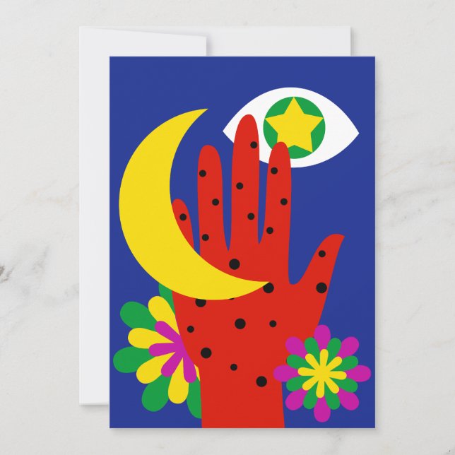 Celestial Dreams Feiertagskarte (Vorderseite)