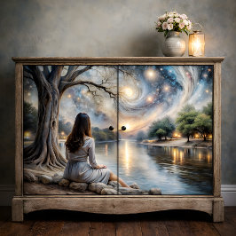 Celestial Dreams Starlit Reverie Decoupage Seidenpapier