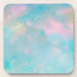 Celestial Dreamscape Pastel Plastic Untersetzer