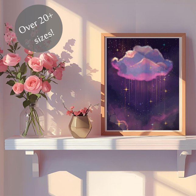 Celestial Dreamy Cloud Art Poster (Von Creator hochgeladen)