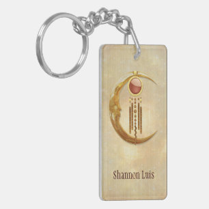 Celestial Elegance 3D New Age Schlüsselanhänger