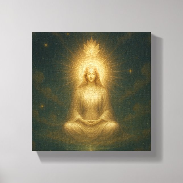 Celestial Enlightenment Wall Art Leinwanddruck (Vorderseite)