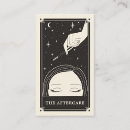 Celestial Eye Tarot Lash Aftercare Card Visitenkarte