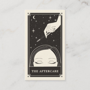 Celestial Eye Tarot Lash Aftercare Card Visitenkarte