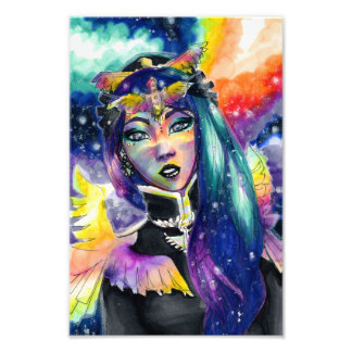 Celestial Fantasy Girl Foto Print