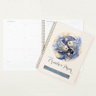Celestial Fantasy Zodiac Symbol Pisces Birthday Planer