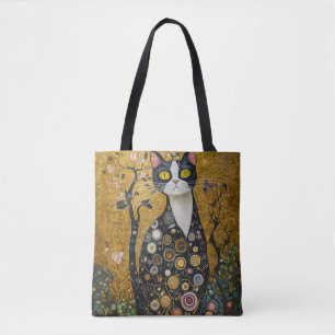 Celestial Feline in Gold