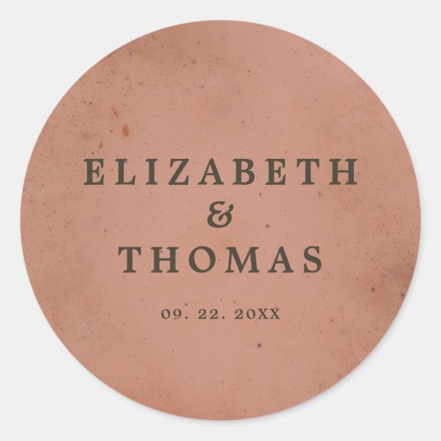 Celestial Floral Galaxy Starry Night Pink Wedding Runder Aufkleber (Vorderseite)