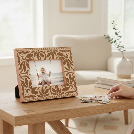 Celestial Floral Laser Etched Picture Frame Geätzte Rahmen