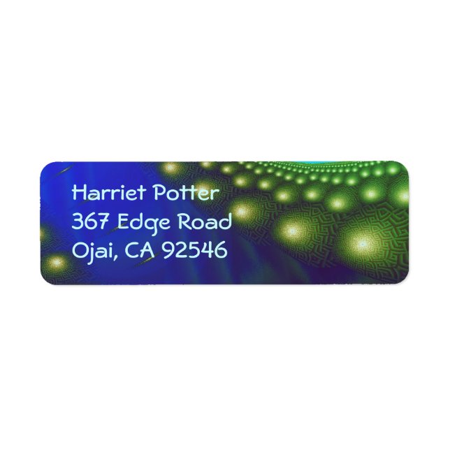 Celestial Forest Nature Muster Abstrakte Kunst (Vorne)