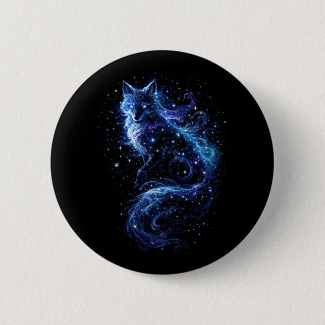 Celestial Fox Spirit Button (Vorderseite)