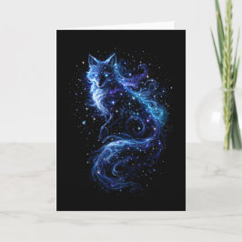 Celestial Fox Spirit Feiertagskarte