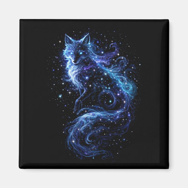Celestial Fox Spirit Magnet (Vorne)