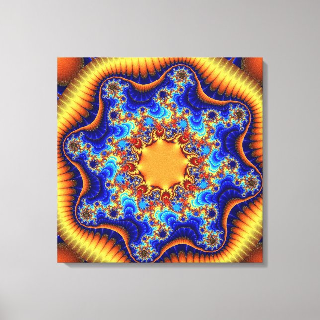 Celestial Fractalscope Leinwanddruck (Vorderseite)