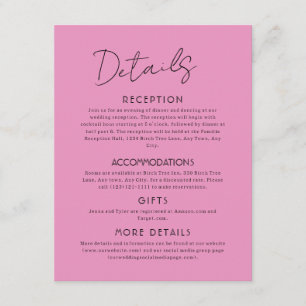 Celestial Full Moon Large Wedding Card Begleitkarte