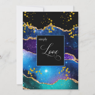 *~* Celestial Galaxy Cosmos Space Nebula Hochzeit Einladung
