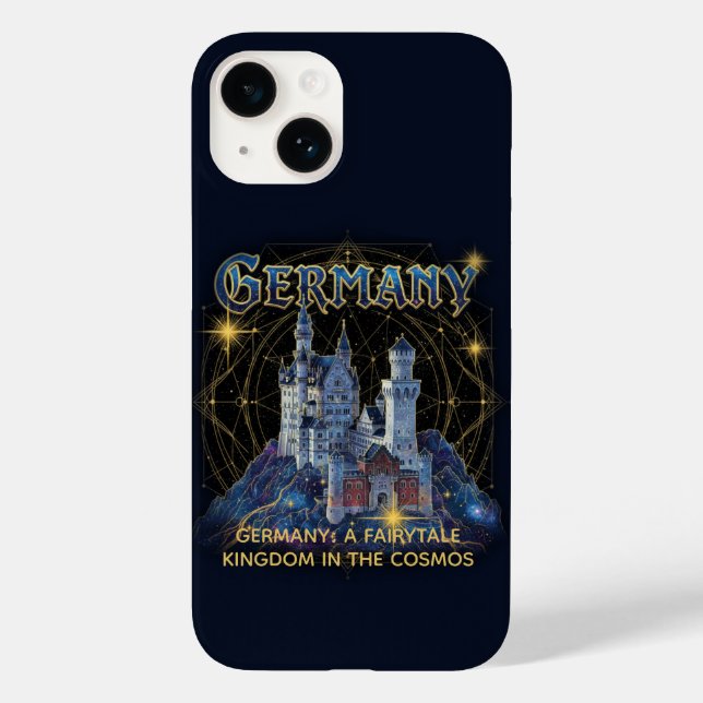Celestial Germany Neuschwanstein Castle Art Case-Mate iPhone Hülle (Rückseite)