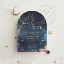 Celestial Gift Midnight Blue Star Arch Baby Dusche