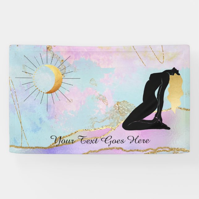 *~* Celestial Goddess Rainbow Pastel Glitzer AP22 Banner (Horizontal)