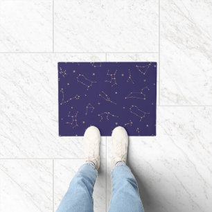 Celestial Gold Star Solareclipse Theme Fußmatte