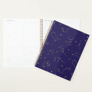 Celestial Gold Star Solareclipse Theme Planer