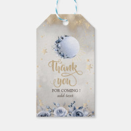 Celestial Gold Sun, Moon Rose Sterne Night Sky Geschenkanhänger