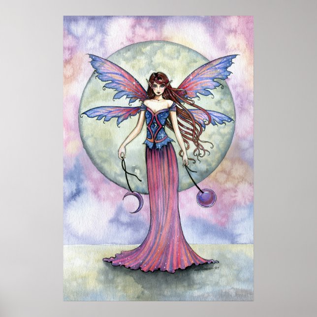 Celestial Gothic Fairy Poster Print (Vorne)