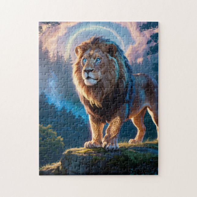 Celestial Guardian Lion Puzzle (Vertikal)