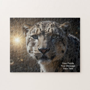 Celestial Guardian - Schneeleopard Puzzle